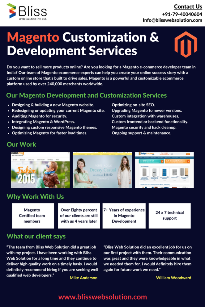 Magento Customization and Development Services